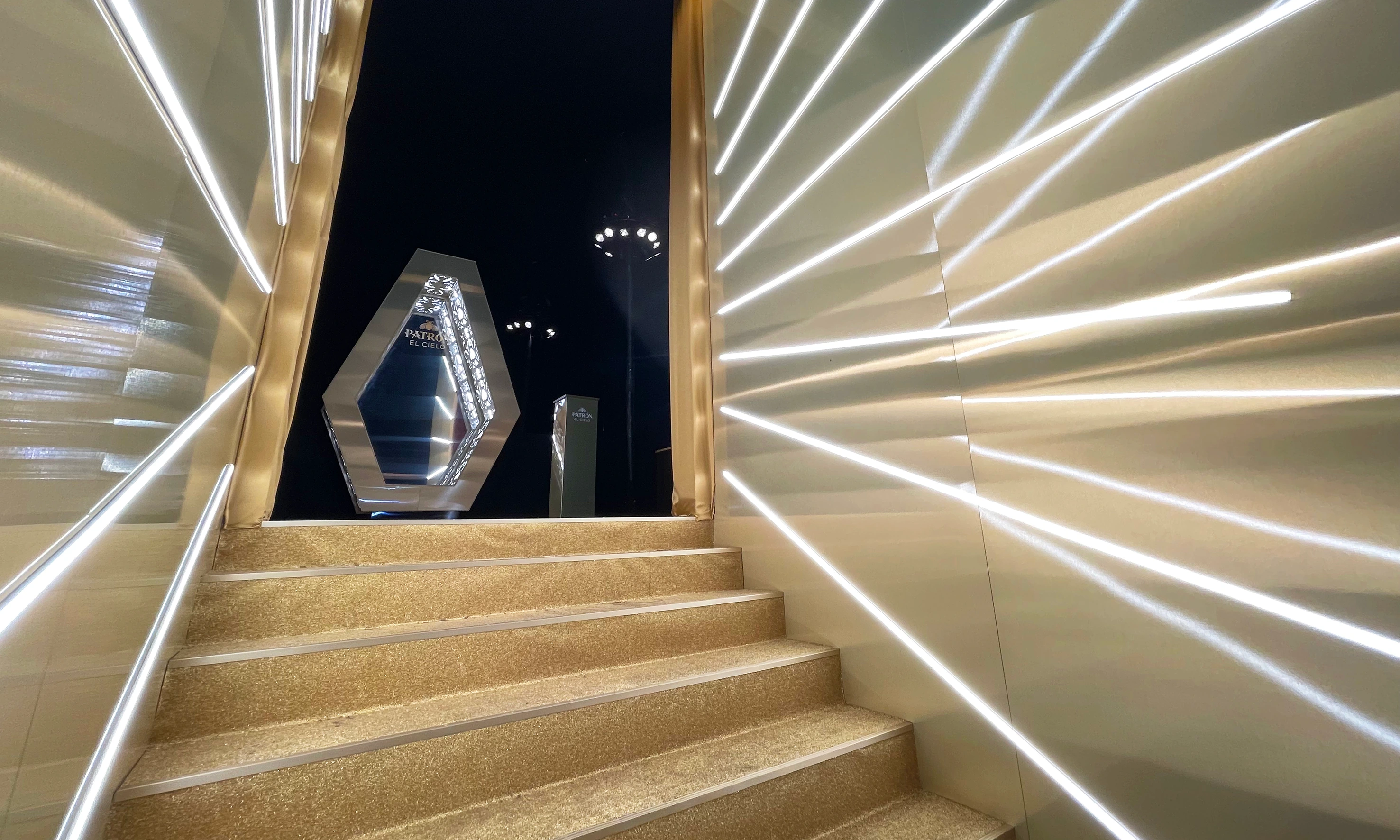 Patron El Cielo illuminated installation